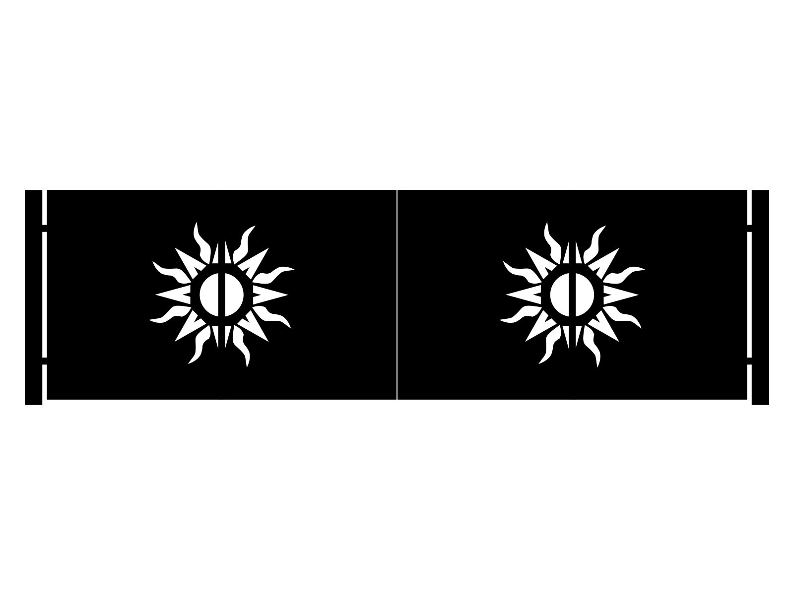 bds000-bot29-120-cza Bi Fold Driveway Gate Gaia 400×120 cm - Image 1