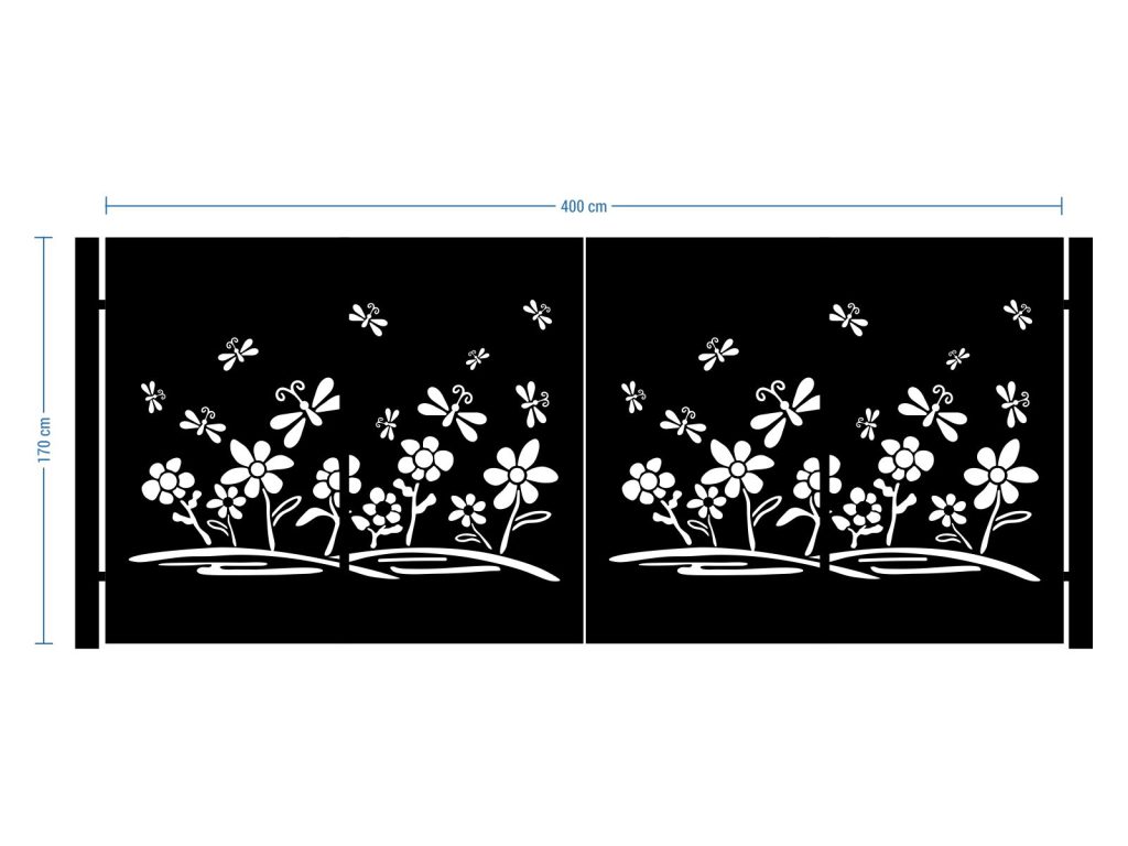 Bi Fold Driveway Gate Terina 400×170 cm - Image 2