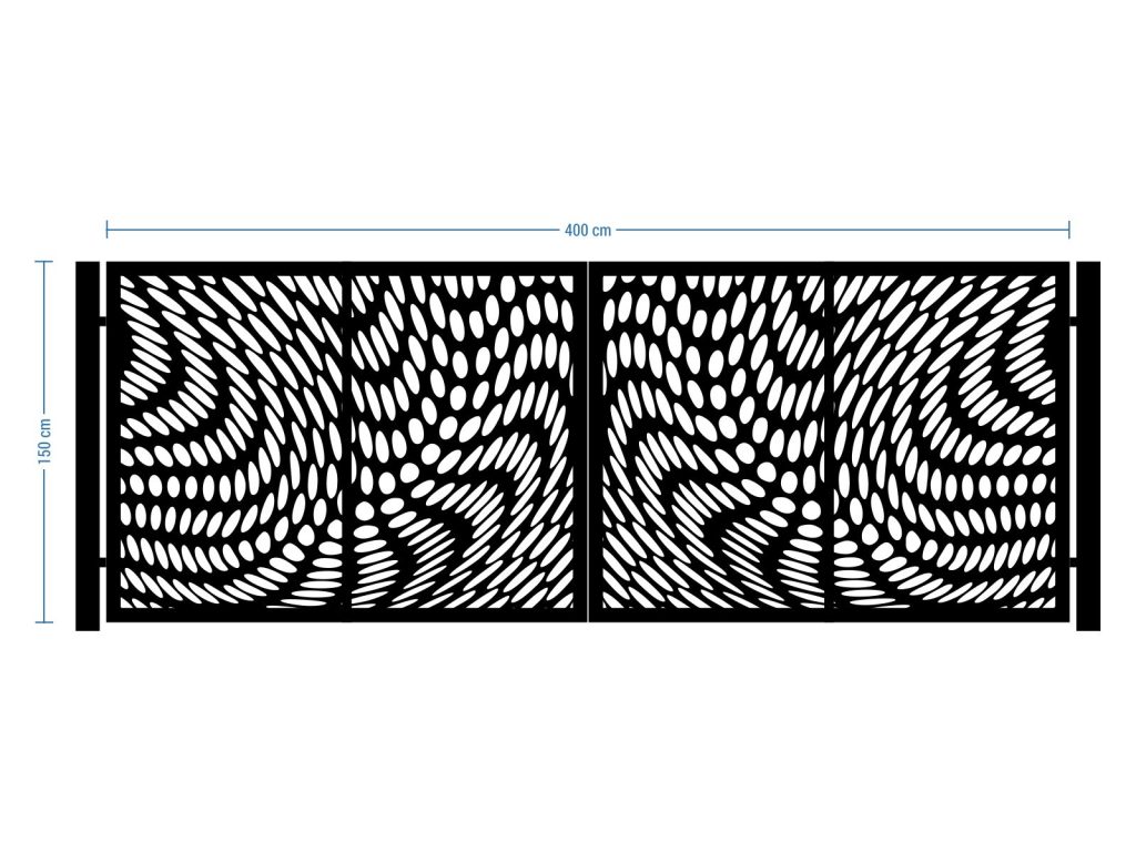 Bi Fold Driveway Gate Cornelia 400×150 cm - Image 2