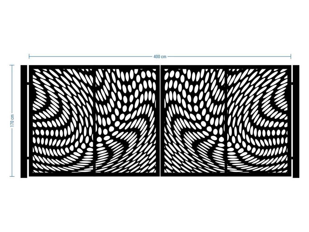Bi Fold Driveway Gate Cornelia 400×170 cm - Image 2