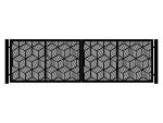 Elena double-leaf gate 400×120 cm