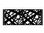 Elisa double-leaf gate 400×170 cm - Image 3