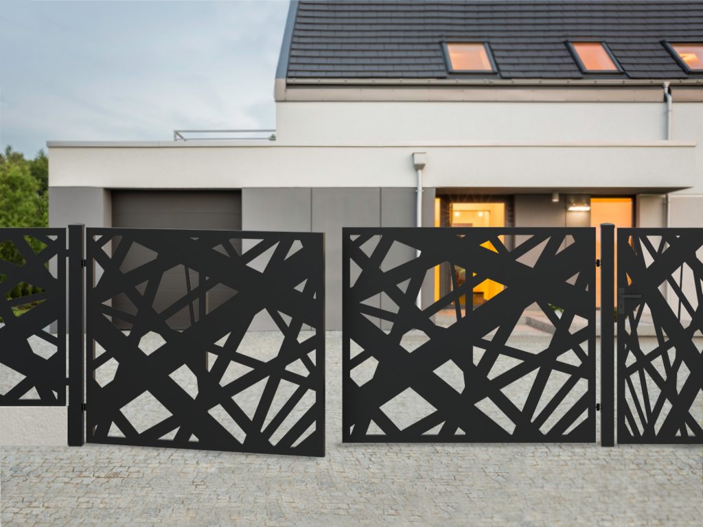 Elisa double-leaf gate 400×170 cm - Image 2