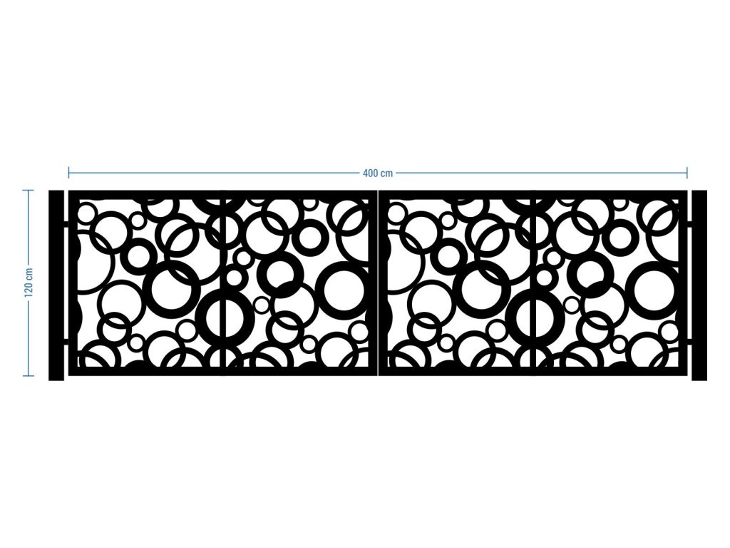 Bi Fold Driveway Gate Felicia 400×120 cm - Image 2