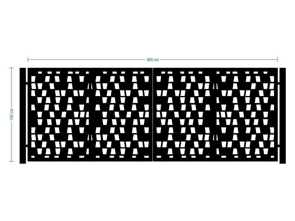 Double-leaf gate Cristina 400×150 cm - Image 2