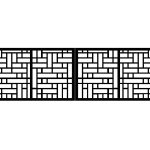 Bi Fold Driveway Gate Claudia 400×120 cm