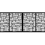 Bi Fold Driveway Gate Claudia 400×150 cm