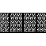 Bi Fold Driveway Gate Kenza 400×150 cm