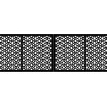 Bi Fold Driveway Gate Giulia 400×120 cm