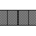 Bi Fold Driveway Gate Giulia 400×150 cm