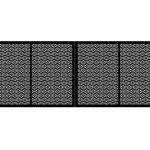 Bi Fold Driveway Gate Caterina 400×150 cm