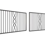 Double-leaf gate Sara 400×135 cm