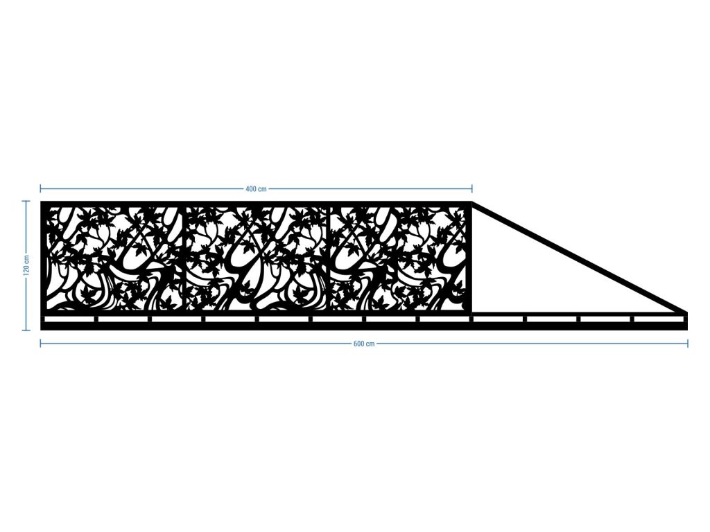 Sliding Driveway Gate Camilla 400×120 cm - Image 2