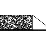 Sliding Driveway Gate Camilla 600×170 cm