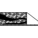 Sliding Driveway Gate Luna 600×170 cm