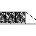 Sliding Driveway Gate Zina 600×170 cm
