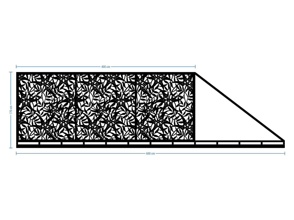 Sliding Driveway Gate Zina 600×170 cm - Image 2