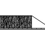 Sliding Driveway Gate Margarita 600×150 cm