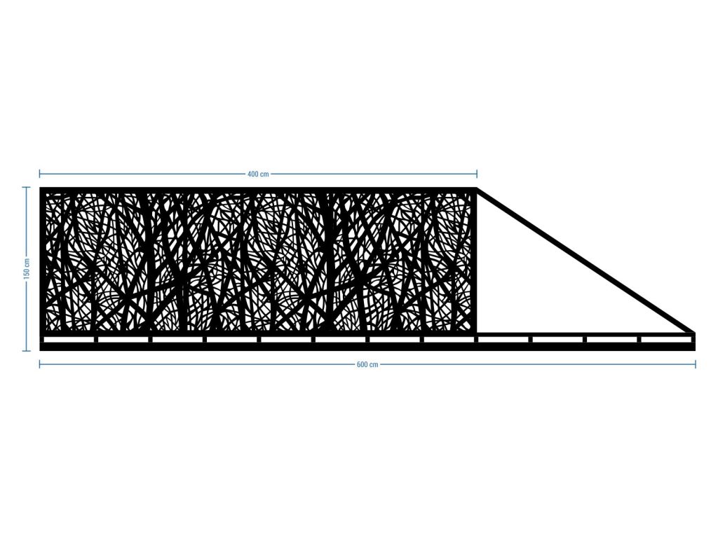 Sliding Driveway Gate Margarita 600×150 cm - Image 2