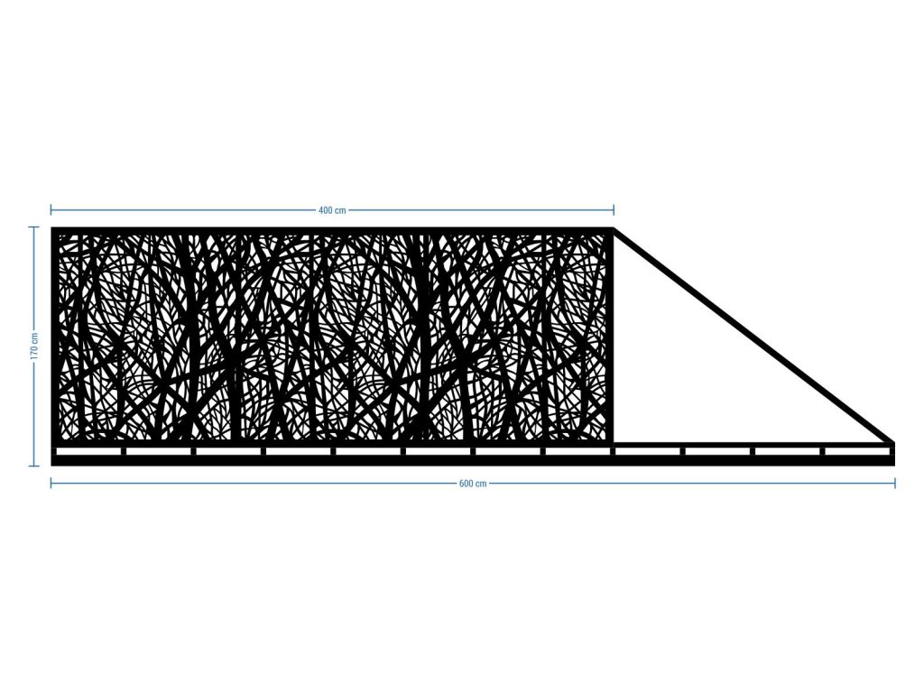 Sliding Driveway Gate Margarita 600×170 cm - Image 2