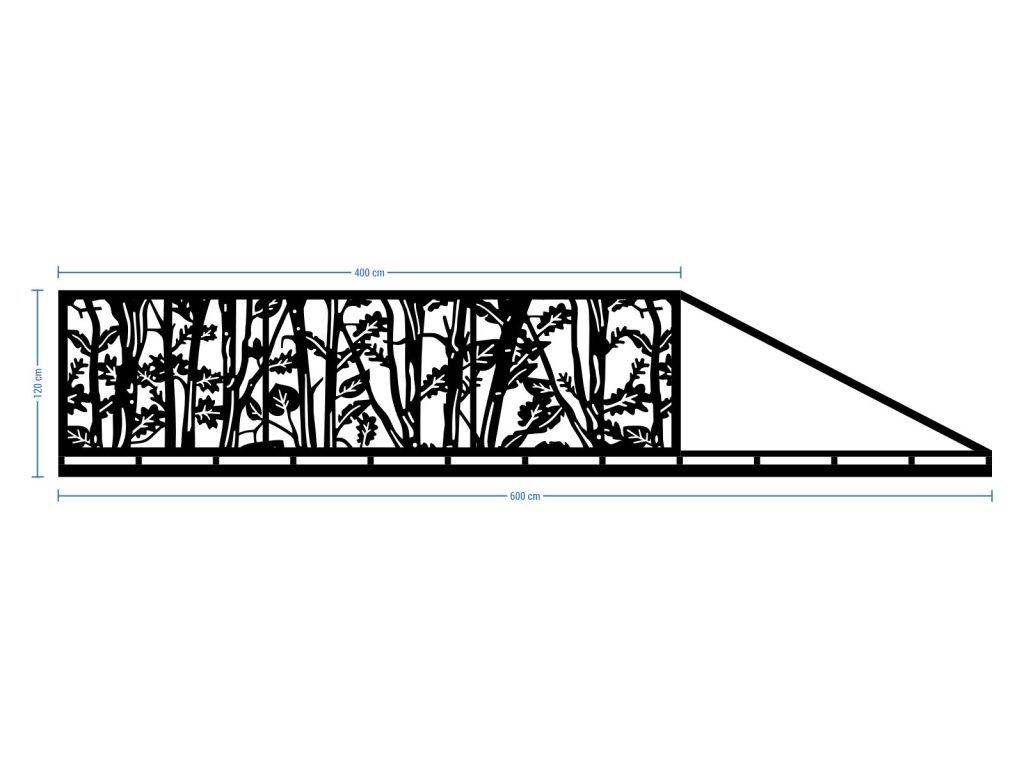 Sliding Driveway Gate Serena 400×120 cm - Image 2