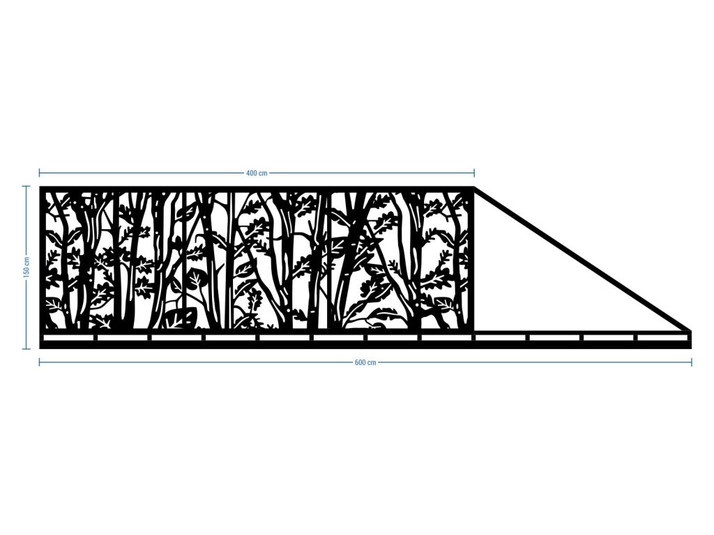 Sliding Driveway Gate Serena 600×150 cm - Image 2