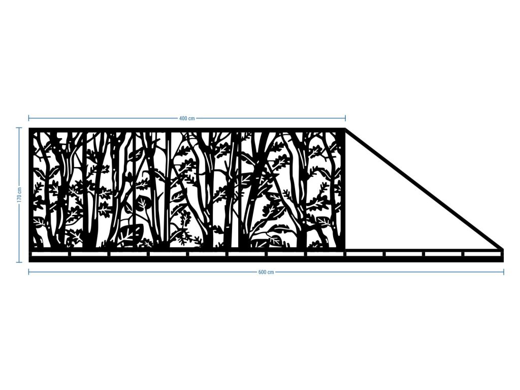 Sliding Driveway Gate Serena 600×170 cm - Image 2