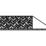Sliding Driveway Gate Mia 600×150 cm