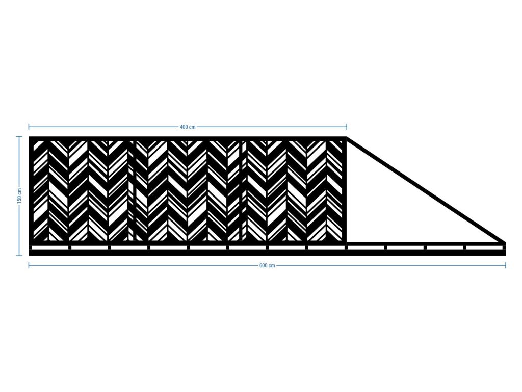 Sliding Driveway Gate Mia 600×150 cm - Image 2