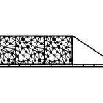 Sliding Driveway Gate Noemi 600×150 cm
