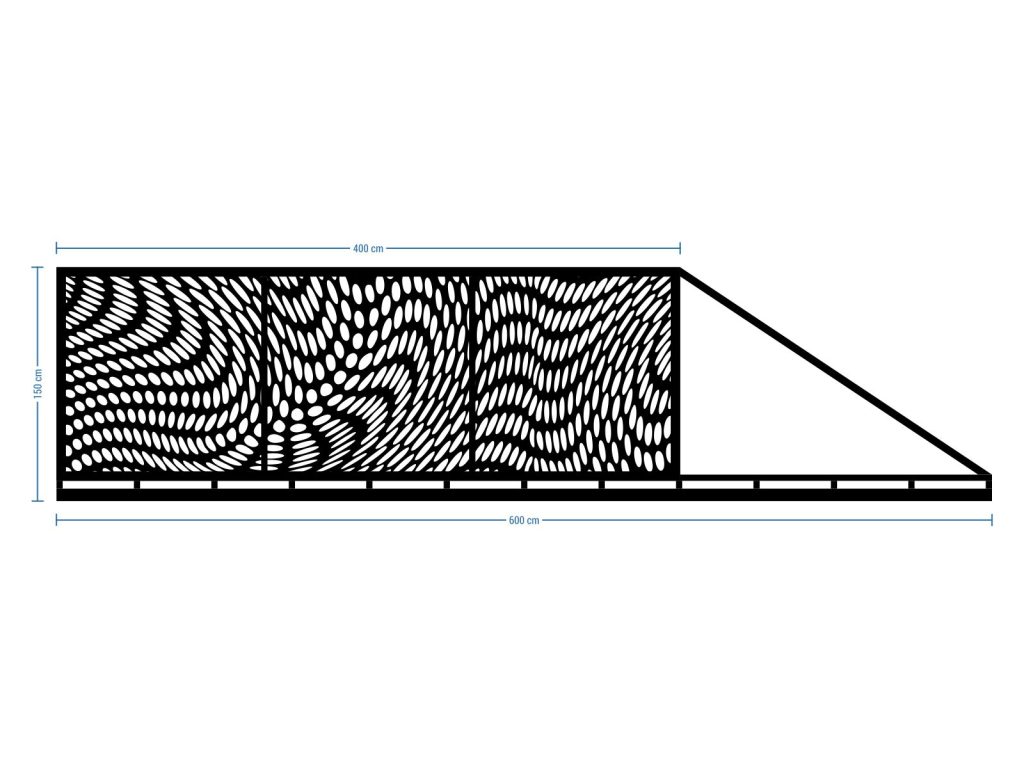 Sliding Driveway Gate Cornelia 600×150 cm - Image 2