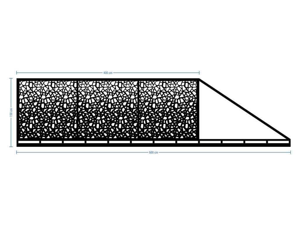 Sliding Driveway Gate Perina 600×150 cm - Image 2