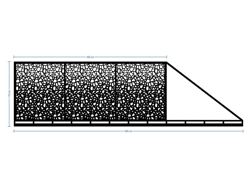 Sliding Driveway Gate Perina 600×170 cm - Image 2