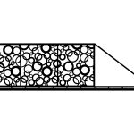 Sliding Driveway Gate Felicia 600×150 cm