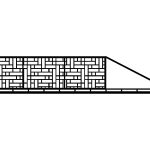 Sliding Driveway Gate Claudia 400×120 cm