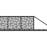 Sliding Driveway Gate Claudia 600×150 cm