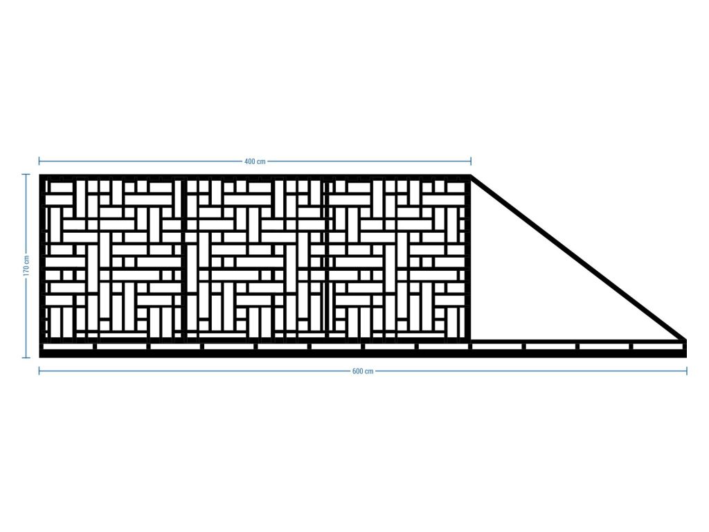 Sliding Driveway Gate Claudia 600×170 cm - Image 2