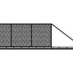 Sliding Driveway Gate Loretta 600×170 cm