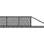 Greta Sliding Gate 400×120 cm
