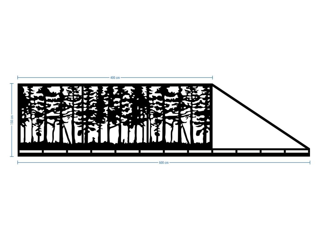 Sliding Driveway Gate Veronica 600×150 cm - Image 2