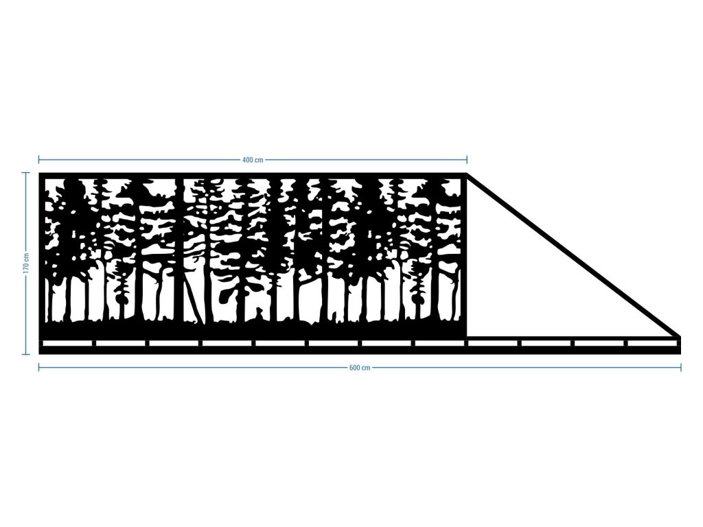 Sliding Driveway Gate Veronica 600×170 cm - Image 2