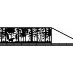 Sliding Driveway Gate Olivia 400×120 cm