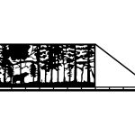 Sliding Driveway Gate Olivia 600×170 cm