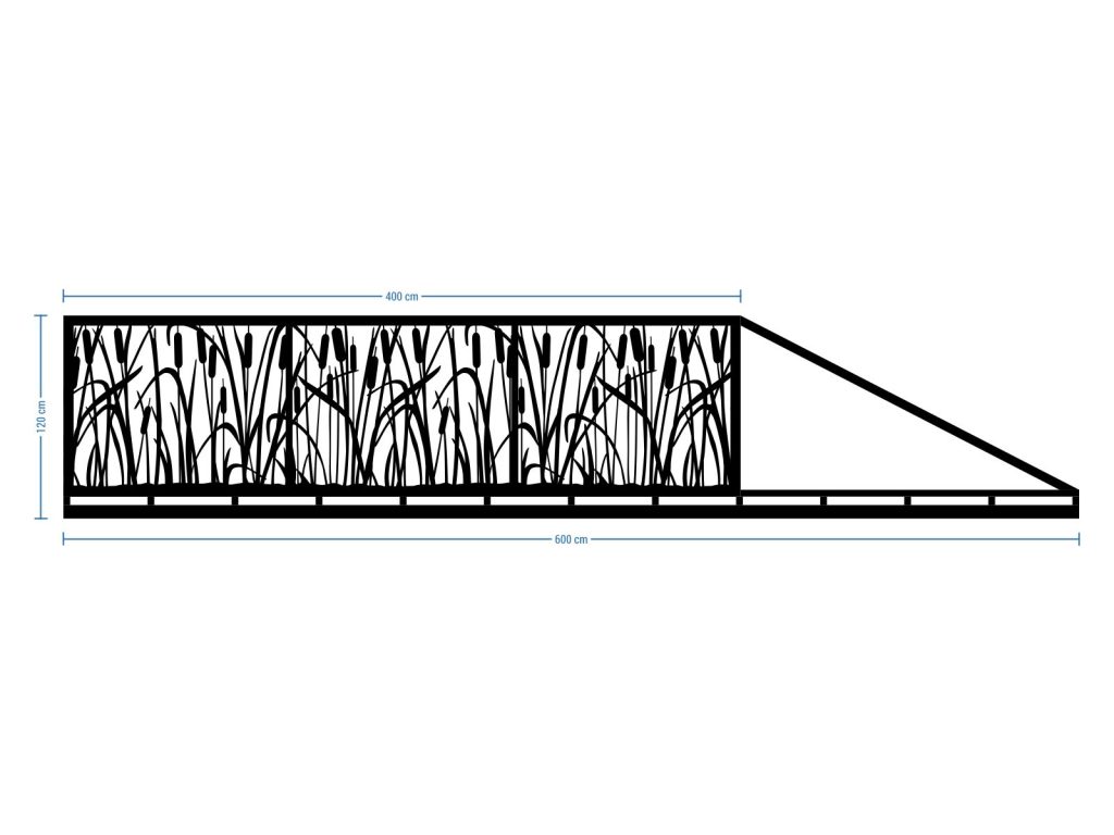 Sliding Driveway Gate Diana 400×120 cm - Image 2