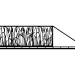 Sliding Driveway Gate Diana 600×150 cm