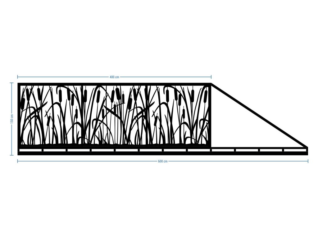 Sliding Driveway Gate Diana 600×150 cm - Image 2