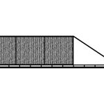 Sliding Driveway Gate Maura 600×150 cm