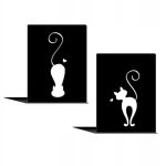 Bookends Cat Heart