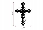 Metal Wall Cross KNS005 30 cm - Image 5