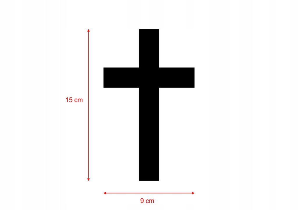 Metal Wall Cross KNS013 15 cm - Image 4